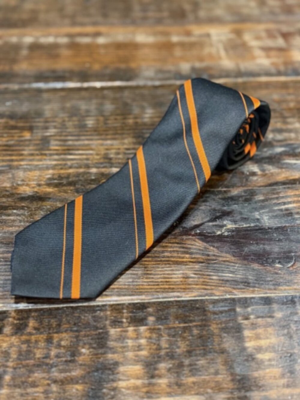 Vintage Princeton University Store Silk Repp Stripe Tie Rivetz of Boston